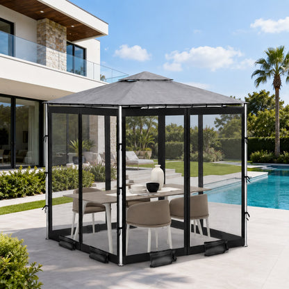 Rete Gazebo Anti-Zanzare SOLÉA — Protezione Totale per il Tuo Giardino